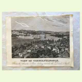 View of Constantinople.  From the Asiatic shore looking towards the Black Sea.
